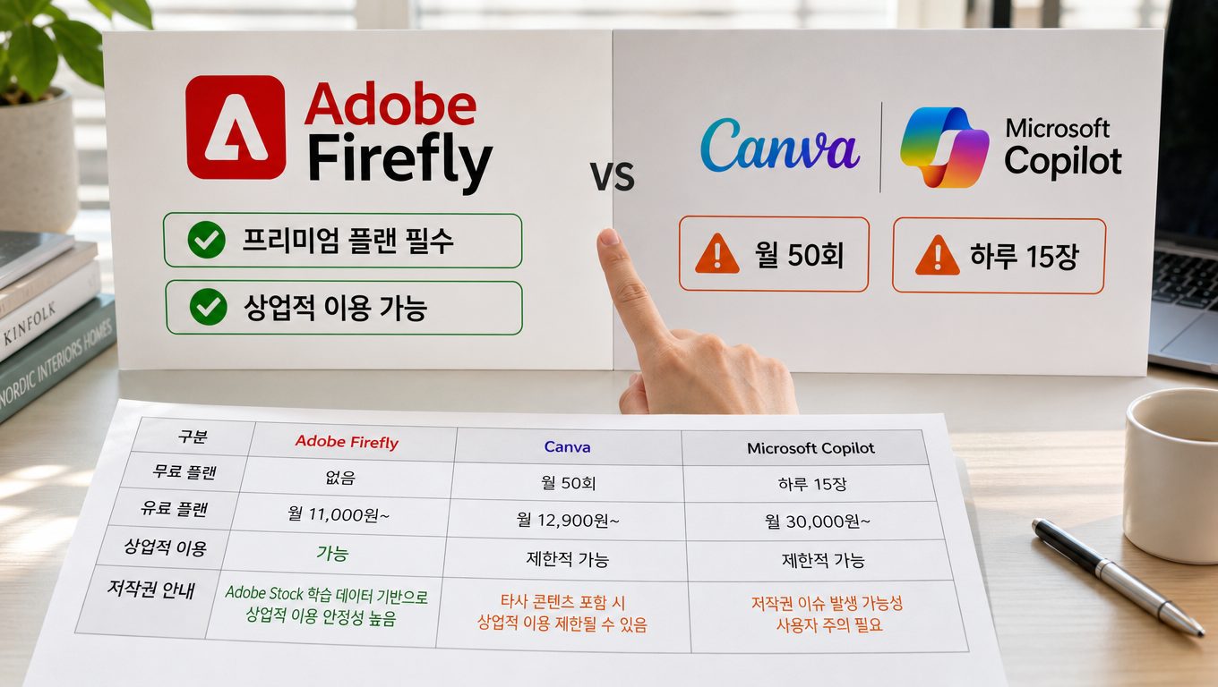 AI 이미지 생성 사이트 이용 시 상업적 이용과 저작권 주의사항 ai 이미지 생성 사이트 추천